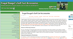Desktop Screenshot of frugaldougalsgolf.com